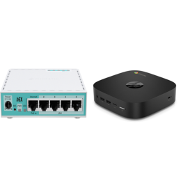 Bộ thiết bị tạo quản lý proxy mini server HP G2 Chrome và MikroTik E50UG 